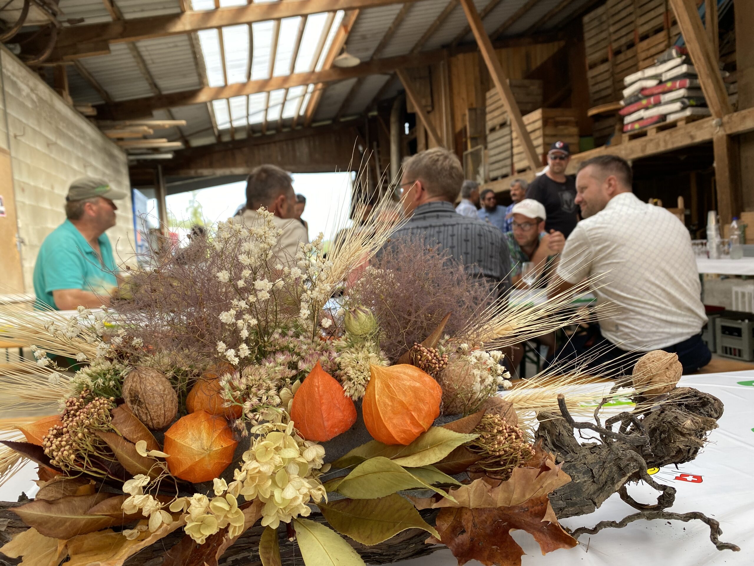 Bouquet an der Posten-Wanderung in Dinhard am 17.09.2023